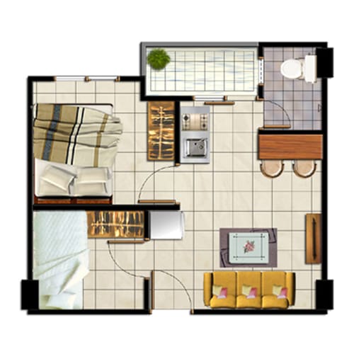 Apartemen Bintaro Park View 2BR foto 1